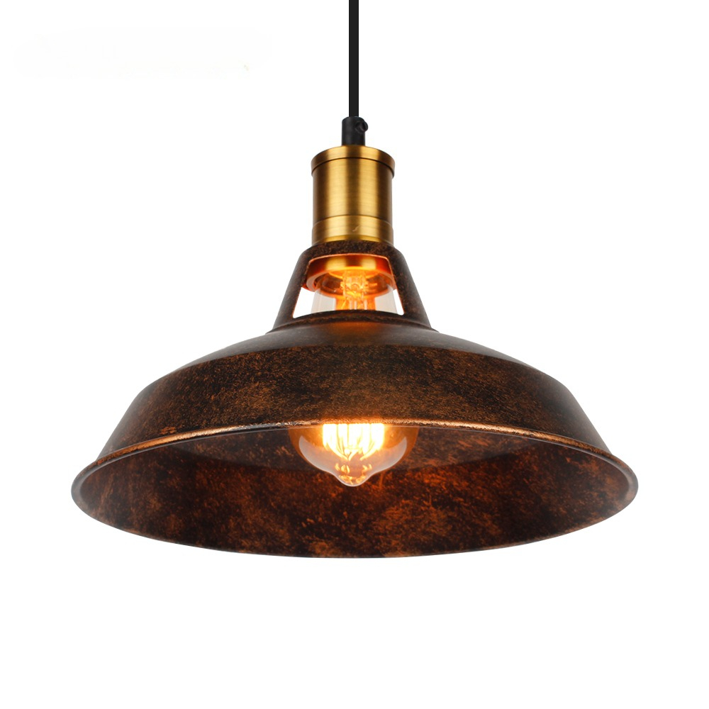 Commercial Kitchen Light - E27 Industrial Pendant Lights Retro rusty