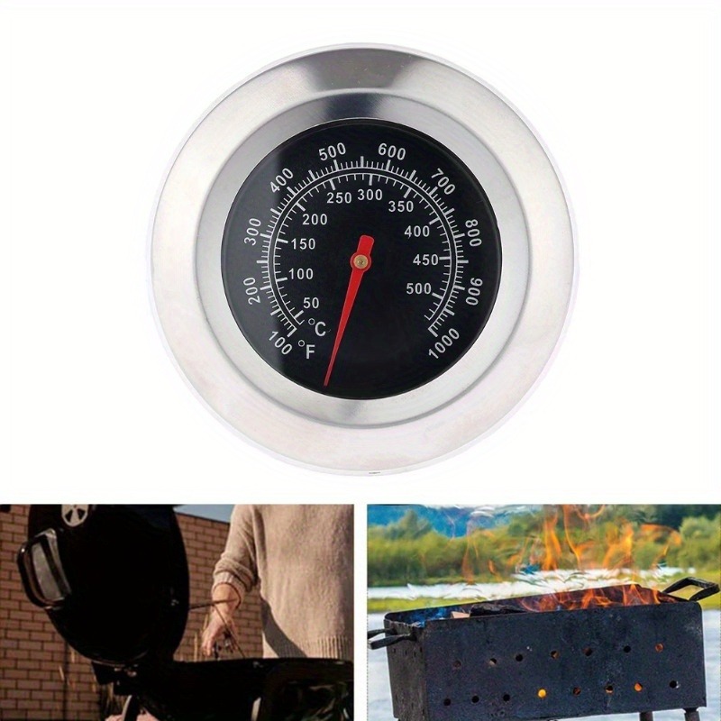 Commercial Kitchen Setup - Stainless Steel BBQ Smoker Grill Temperature