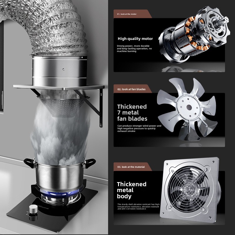 6/8Inch Extractor Ventilation  - Commercial Kitchen Vent recension och pris