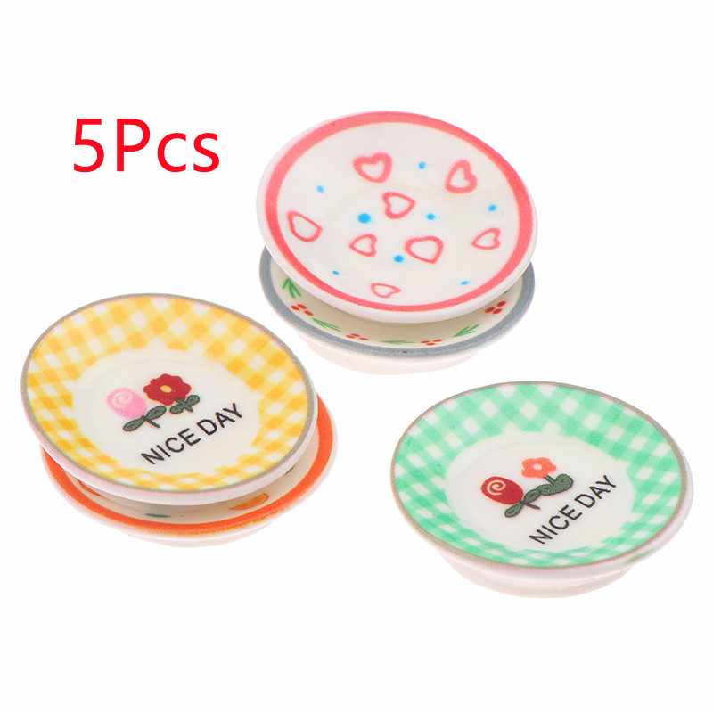 5Pcs 1/12 Dollhouse Mini Plate - Commercial Kitchen Setup recension och pris