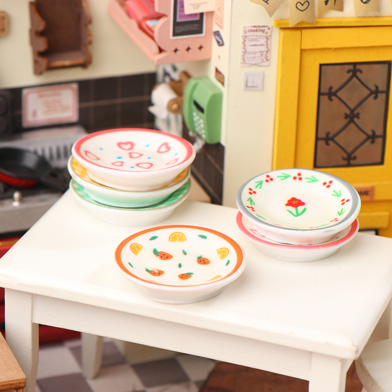 5Pcs 1/12 Dollhouse Mini Plate - Commercial Kitchen Setup recension och pris