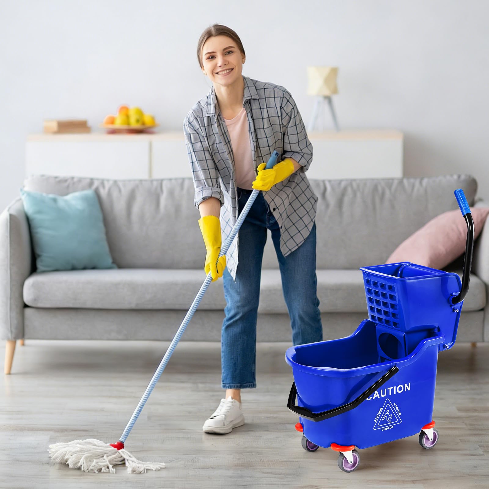 Commercial Mop Bucket with Sid - Commercial Kitchen Floor recension och pris