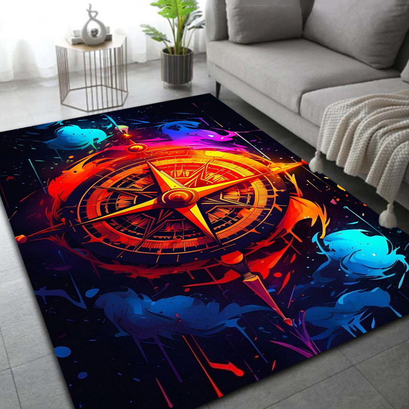 Retro Compass Map World Map Ar - Commercial Kitchen Floor recension och pris
