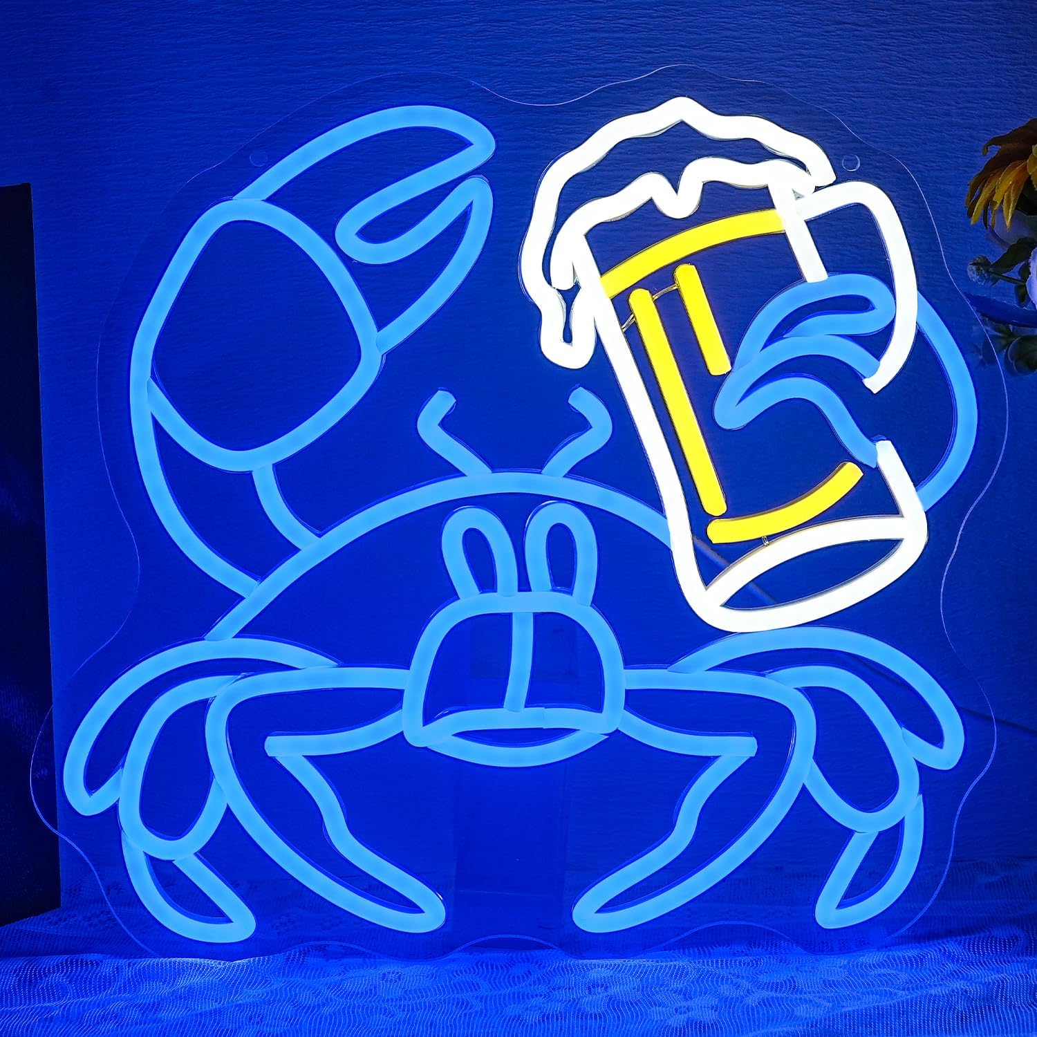 Crab Beer LED Neon Sign USB Po - Commercial Kitchen Youtube recension och pris