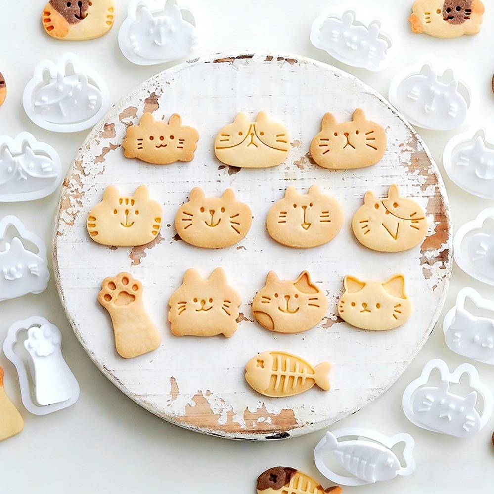 Cute Kitten DIY Stamp Cookie C - Commercial Kitchen Setup recension och pris