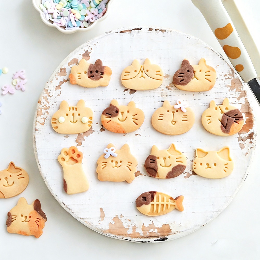 Cute Kitten DIY Stamp Cookie C - Commercial Kitchen Setup recension och pris