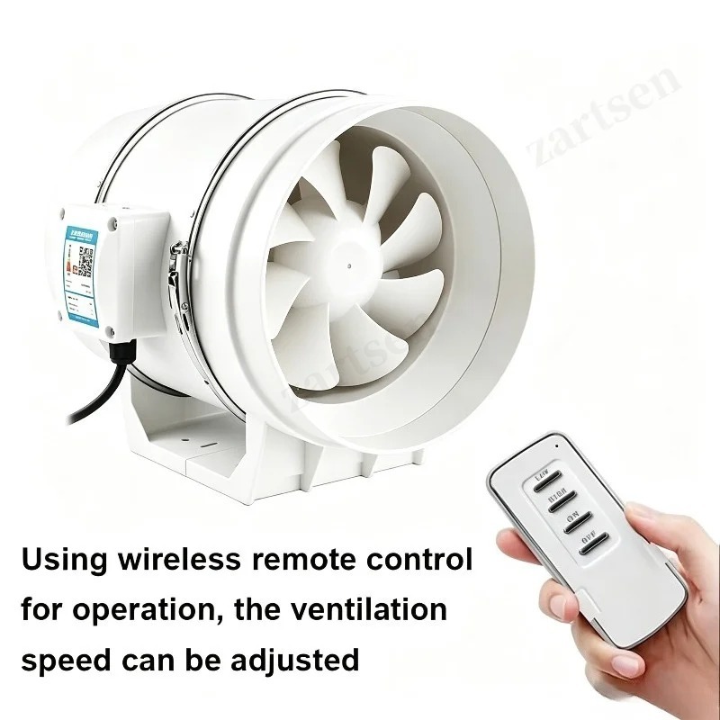 4Inch Two Speed Remote Control - Commercial Kitchen Exhaust Fan recension och pris