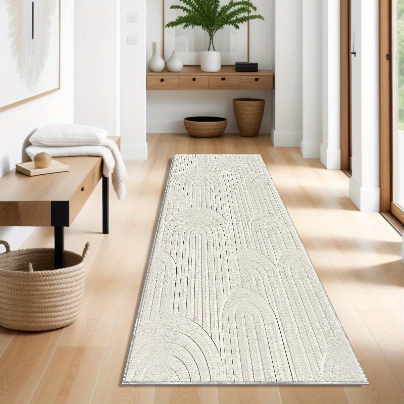 Neutral Cream Abstract Arch Te - Commercial Kitchen Floor recension och pris