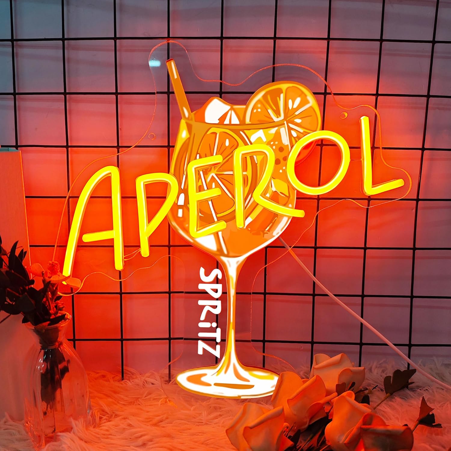 Aperol Spritz Neon Sign LED Co - Commercial Kitchen Light recension och pris