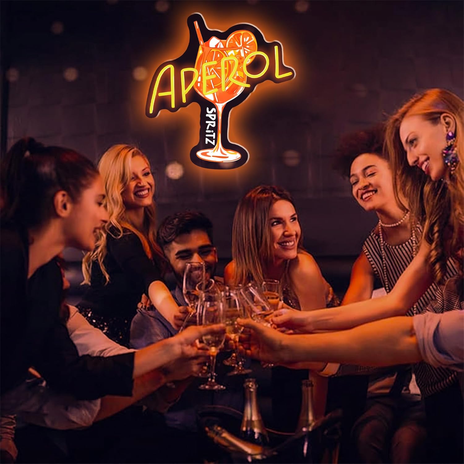 Aperol Spritz Neon Sign LED Co - Commercial Kitchen Light recension och pris